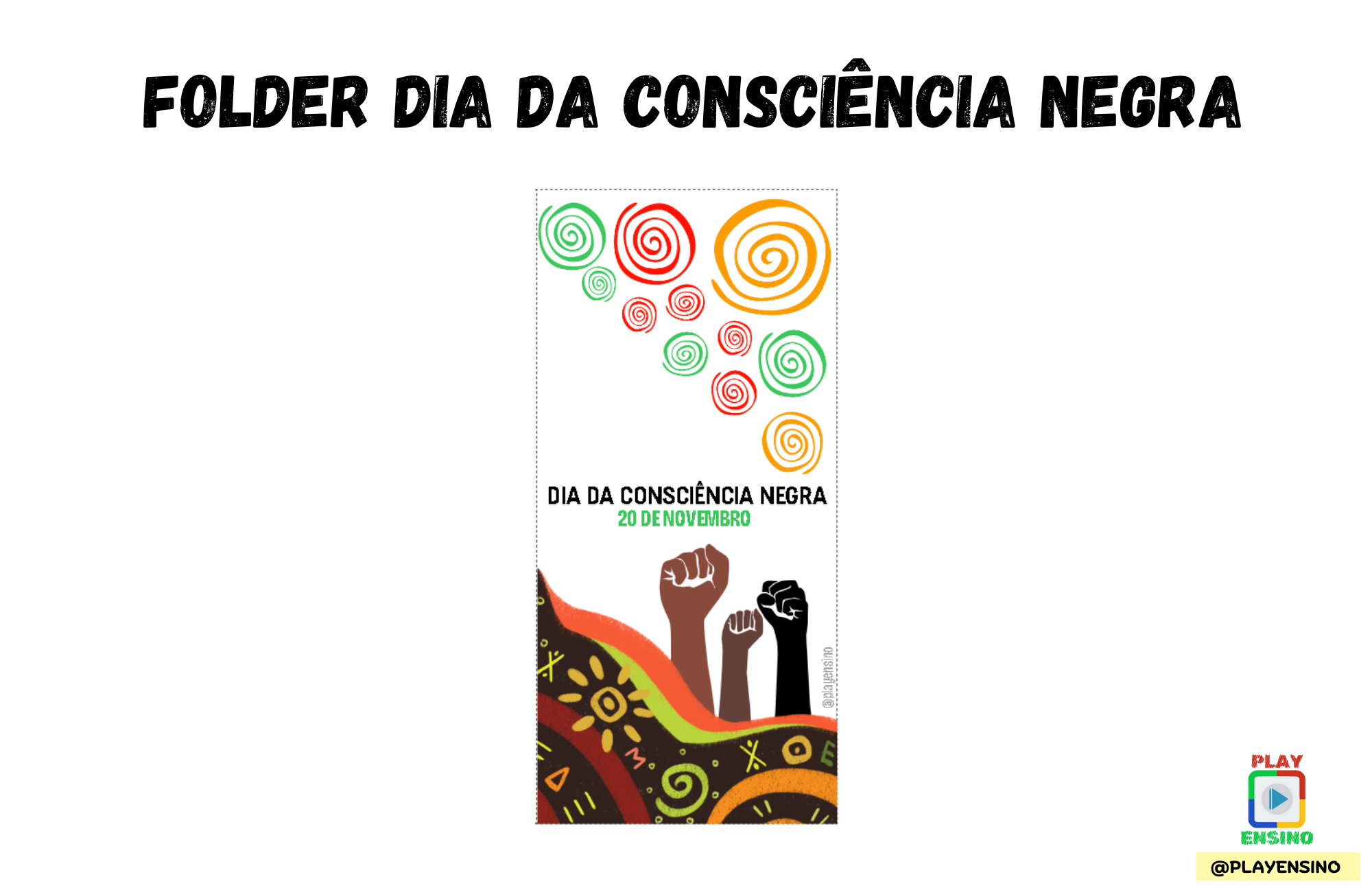 FOLDER CONSCIÊNCIA NEGRA